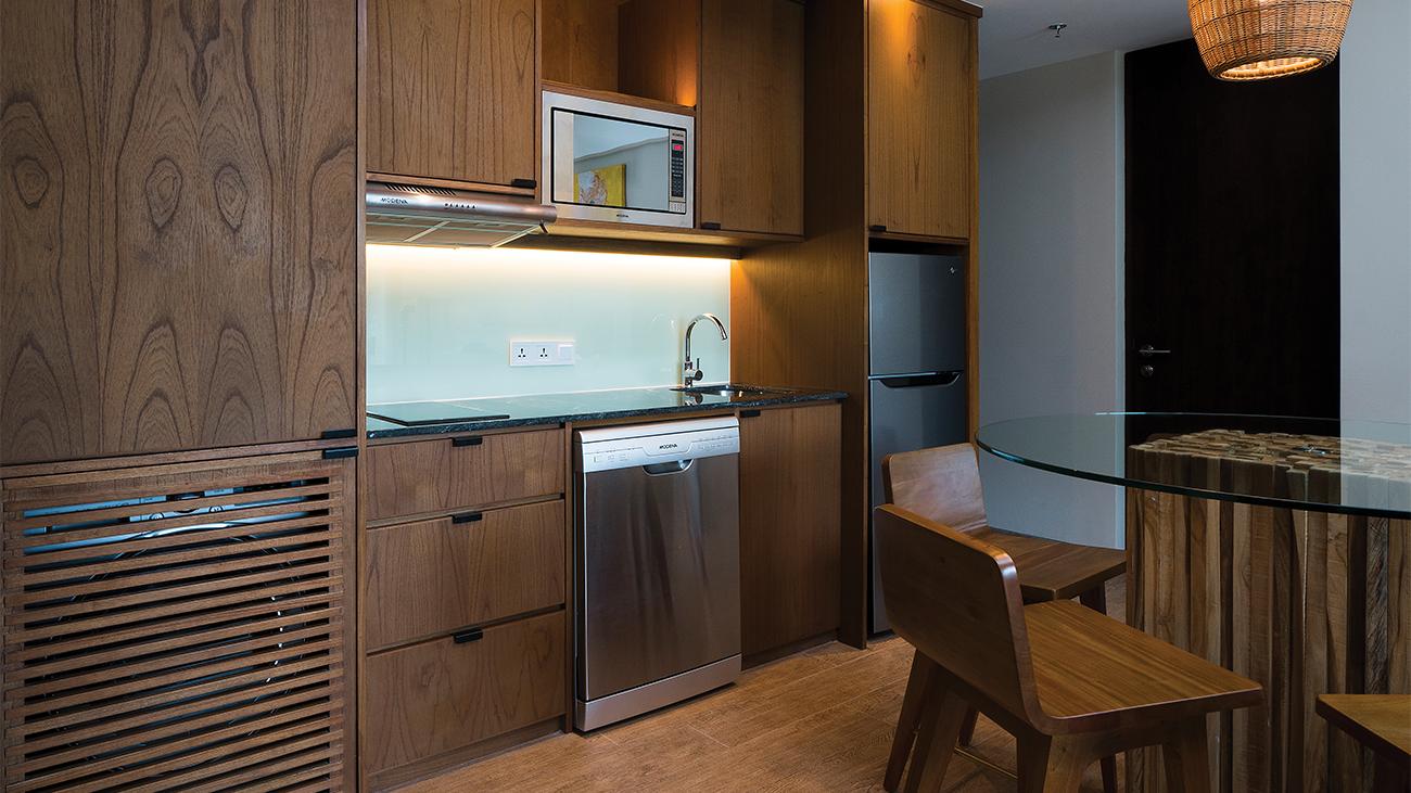 Kitchen  (1- or 2-Bedroom Apartment)